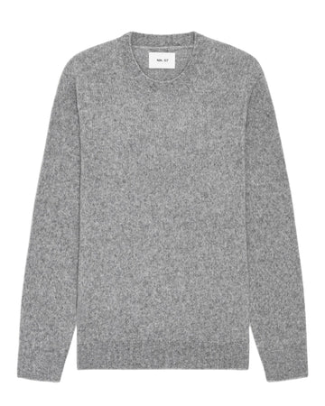 Lee Merino Wool Regular Fit Pullover Grey Melange