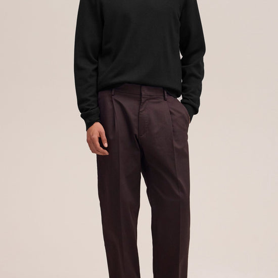 Ted Merino Wool Regular Fit Pullover Black