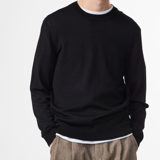 Ted Merino Wool Regular Fit Pullover Black