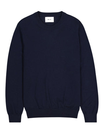 Ted Merino Wool Regular Fit Pullover Navy Blue