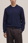 Ted Merino Wool Regular Fit Pullover Navy Blue