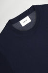 Ted Merino Wool Regular Fit Pullover Navy Blue