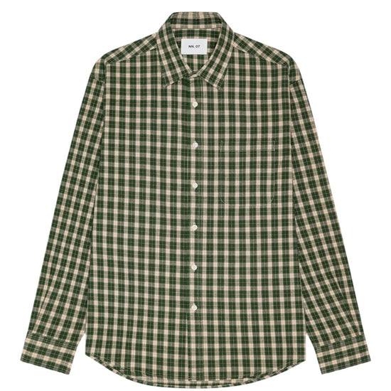 Deon Flannel Twill Regular Fit Shirt Eden Check