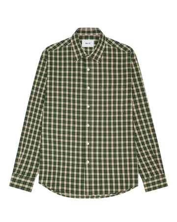 Deon Flannel Twill Regular Fit Shirt Eden Check