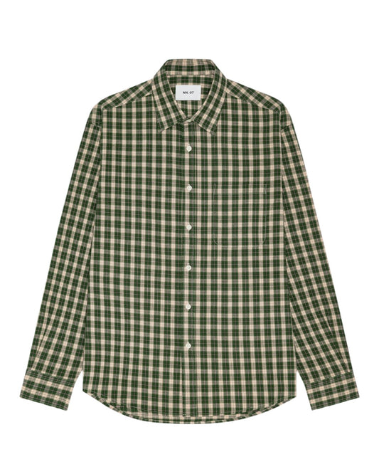 Deon Flannel Twill Regular Fit Shirt Eden Check
