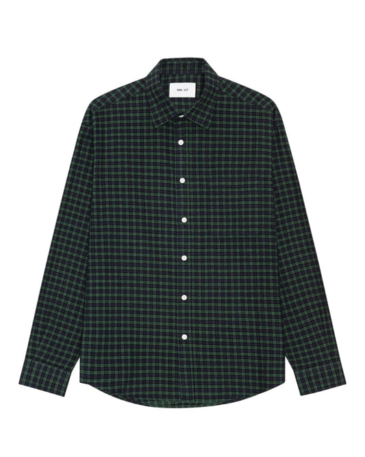 Deon Flannel Twill Regular Fit Shirt Eden Check