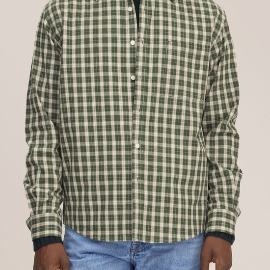 Deon Flannel Twill Regular Fit Shirt Eden Check