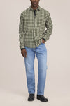 Deon Flannel Twill Regular Fit Shirt Eden Check
