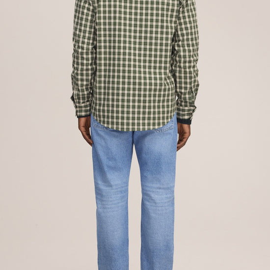 Deon Flannel Twill Regular Fit Shirt Eden Check