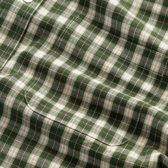 Deon Flannel Twill Regular Fit Shirt Eden Check