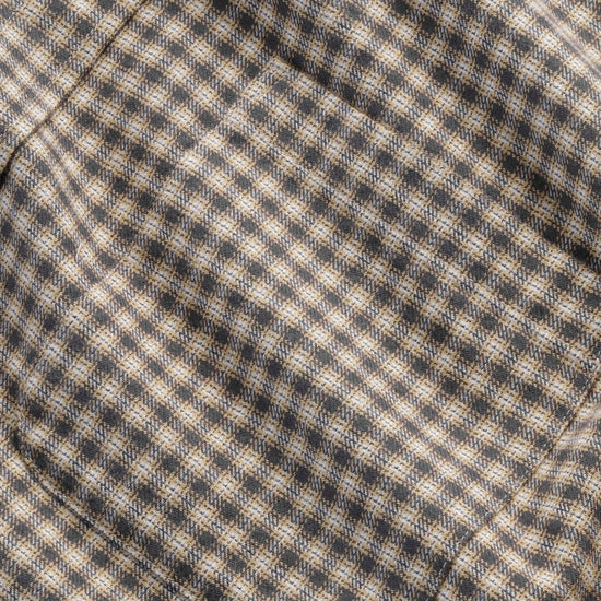 Deon Flannel Twill Regular Fit Shirt Sand Check