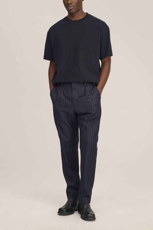 David Organic Cotton Relaxed Fit SS T-shirt Black