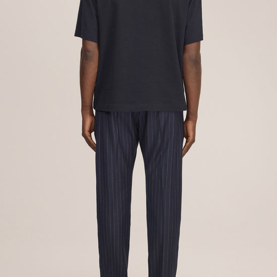 David Organic Cotton Relaxed Fit SS T-shirt Black