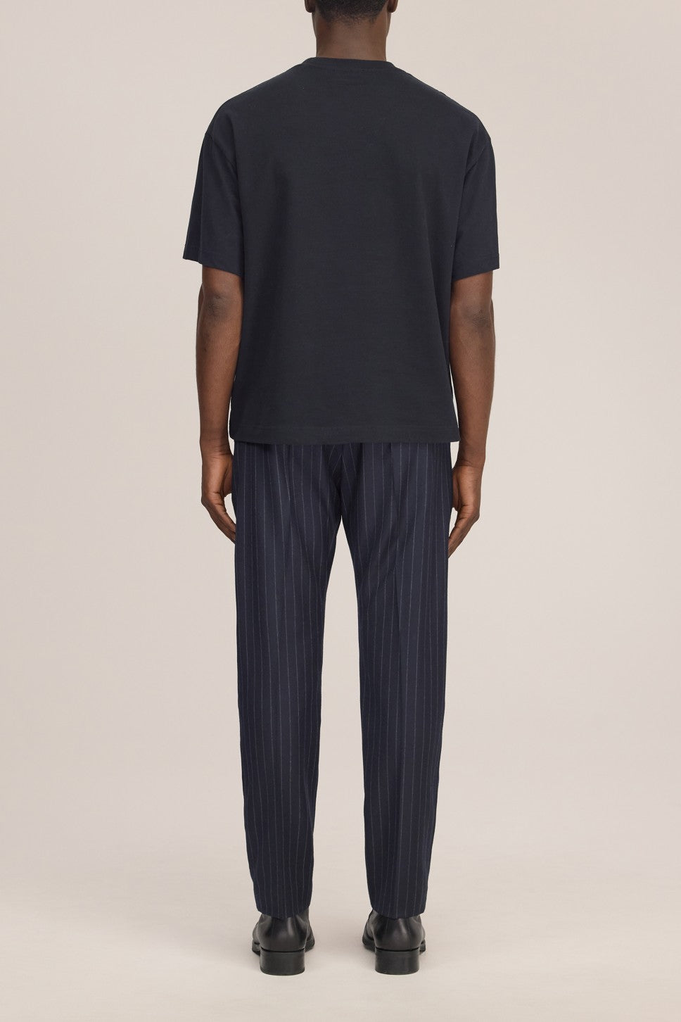 David Organic Cotton Relaxed Fit SS T-shirt Black