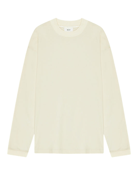 Lionel Suvin Cotton Relaxed Fit LS T-shirt Ivory