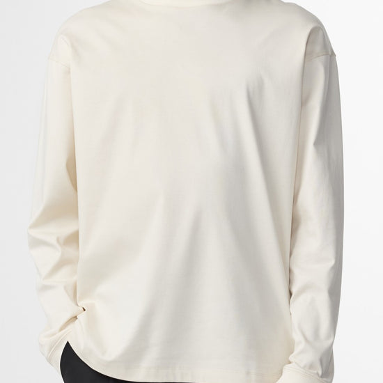 Lionel Suvin Cotton Relaxed Fit LS T-shirt Ivory