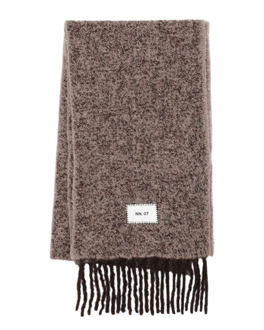 Scarf Two Alpaca Wool Blend Boucle Scarf