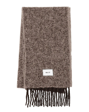 Scarf Two Alpaca Wool Blend Boucle Scarf