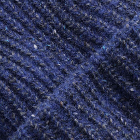 Sailor Beanie Wool Blend Ribbed Knit Beanie Blue Ignition