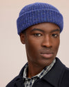 Sailor Beanie Wool Blend Ribbed Knit Beanie Blue Ignition
