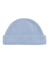 Sailor Beanie Wool Blend Ribbeb Knit Beanie Sky Mist