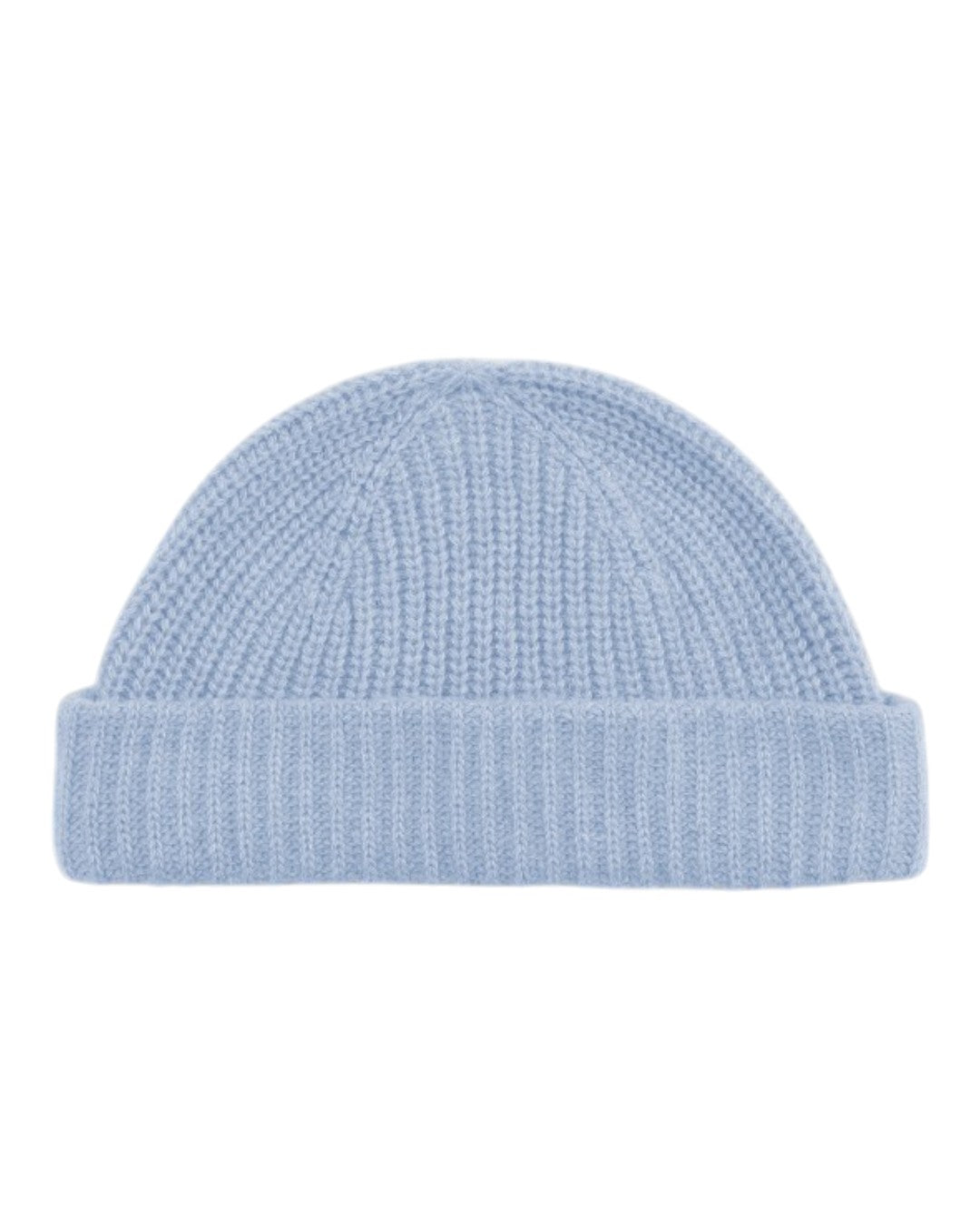 Sailor Beanie Wool Blend Ribbeb Knit Beanie Sky Mist