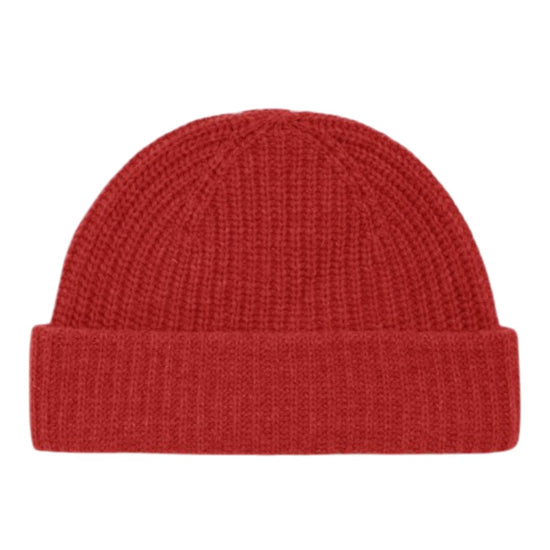 Sailor Beanie Wool Blend Ribbed Knit Beanie Fireburst