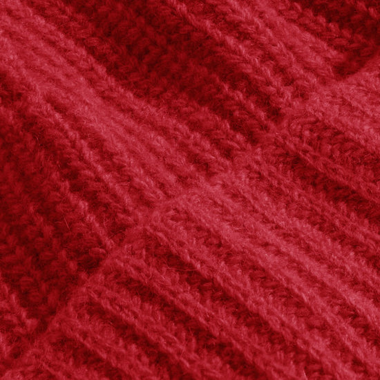 Sailor Beanie Wool Blend Ribbed Knit Beanie Fireburst