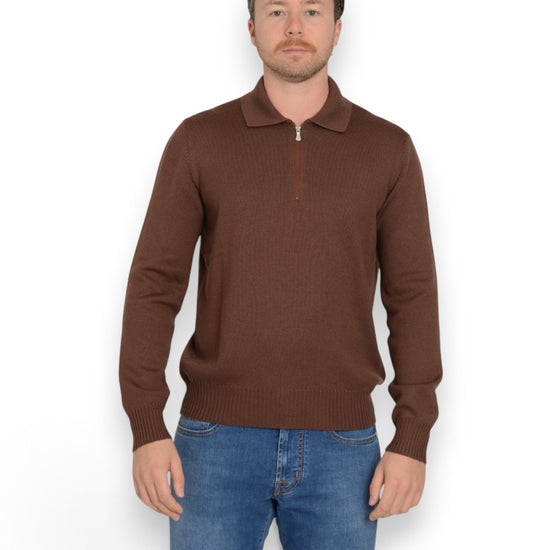 Half Zip Pullover Camel