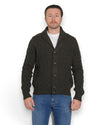 Shawl Neck Cardigan Forest Green