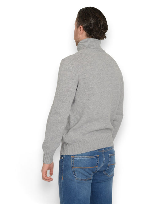 Turtle Neck Pullover Grey