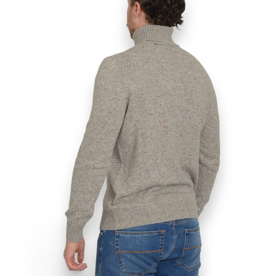 Turtle Neck Pullover Beige