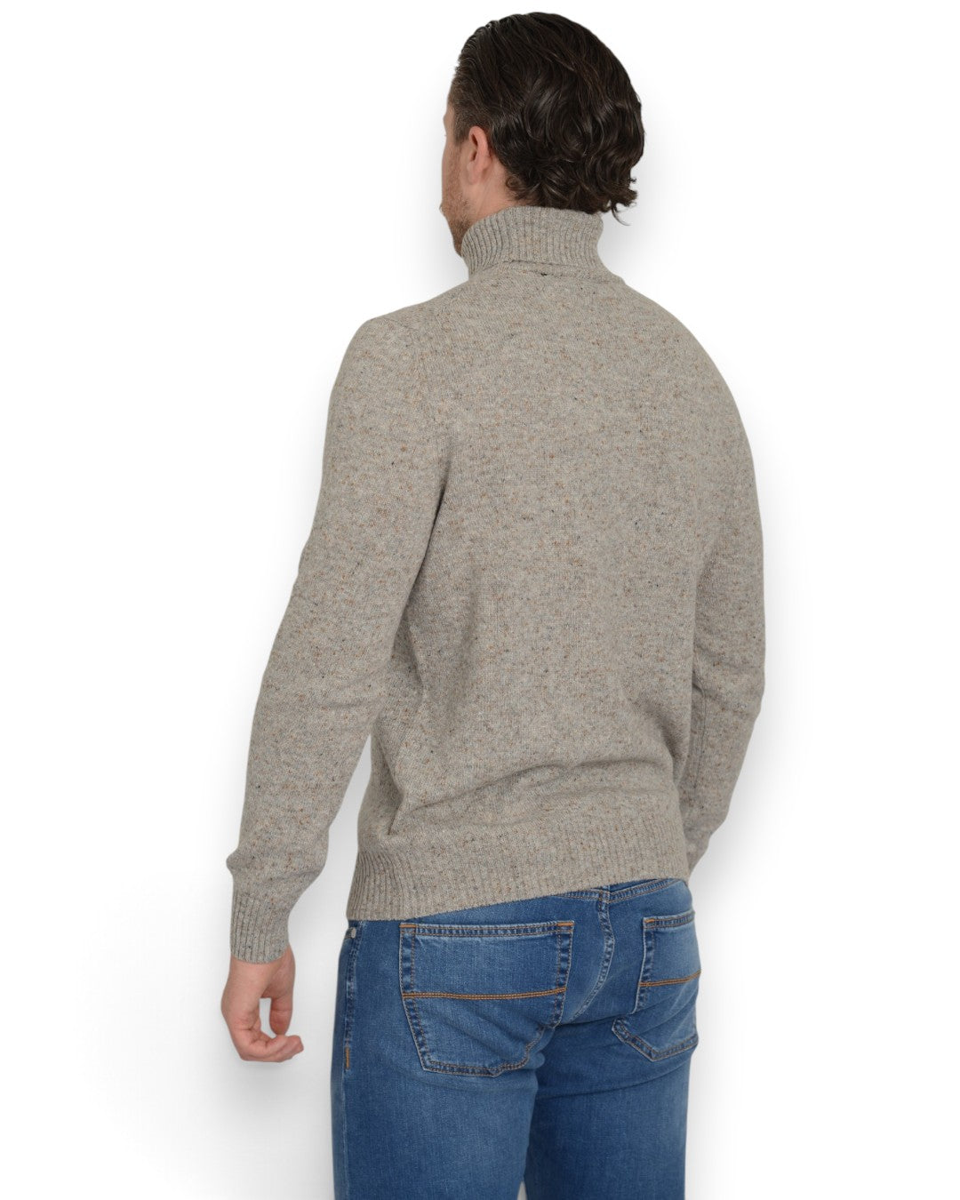 Turtle Neck Pullover Beige
