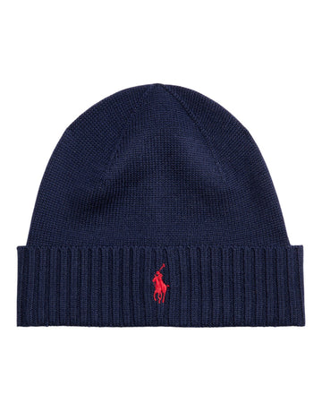 Merino Wool Beanie Hunter Navy