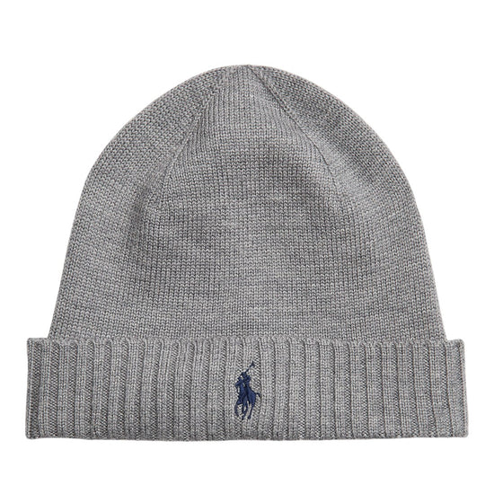 Merino Wool Beanie Fawn Grey Heather