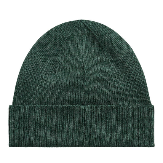 Merino Wool Beanie Pine Heather