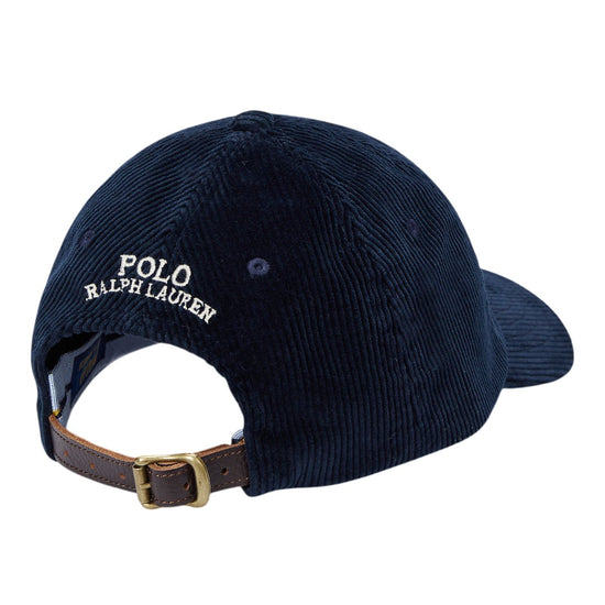 Stretch Corduroy Sport Cap Aviator Navy