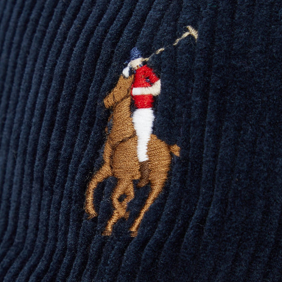 Stretch Corduroy Sport Cap Aviator Navy