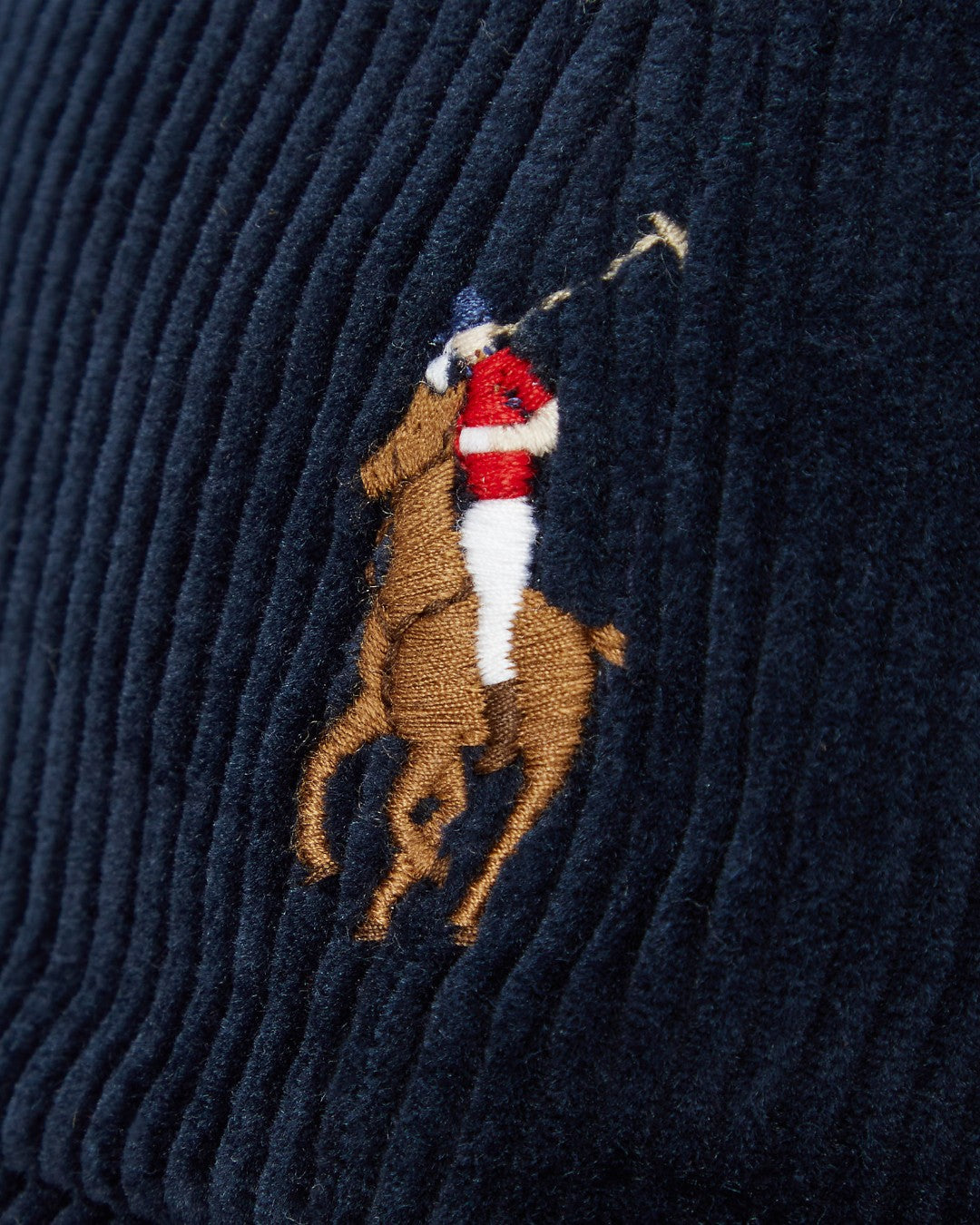 Stretch Corduroy Sport Cap Aviator Navy