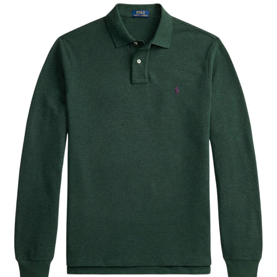 Mesh LS Polo Scotch Pine