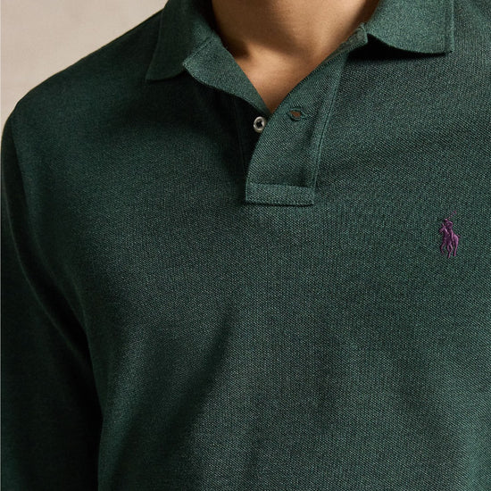 Mesh LS Polo Scotch Pine
