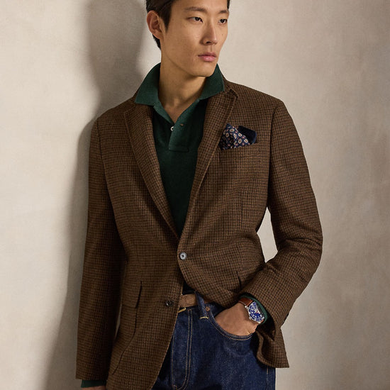 Mesh LS Polo Scotch Pine