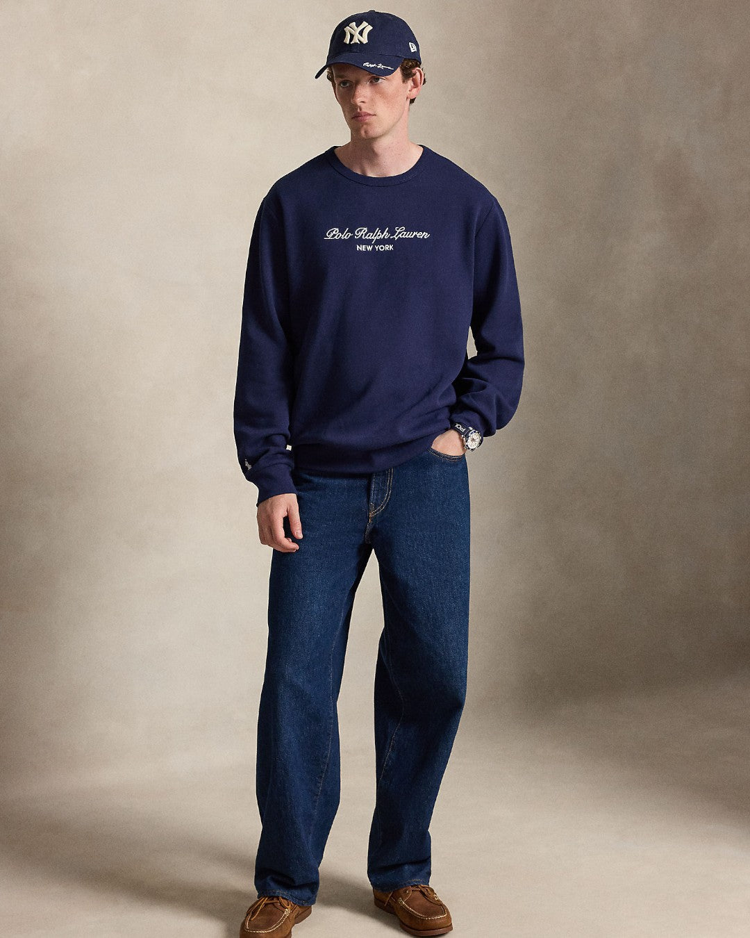 Seasonal Fleece Sweater Newport Navy