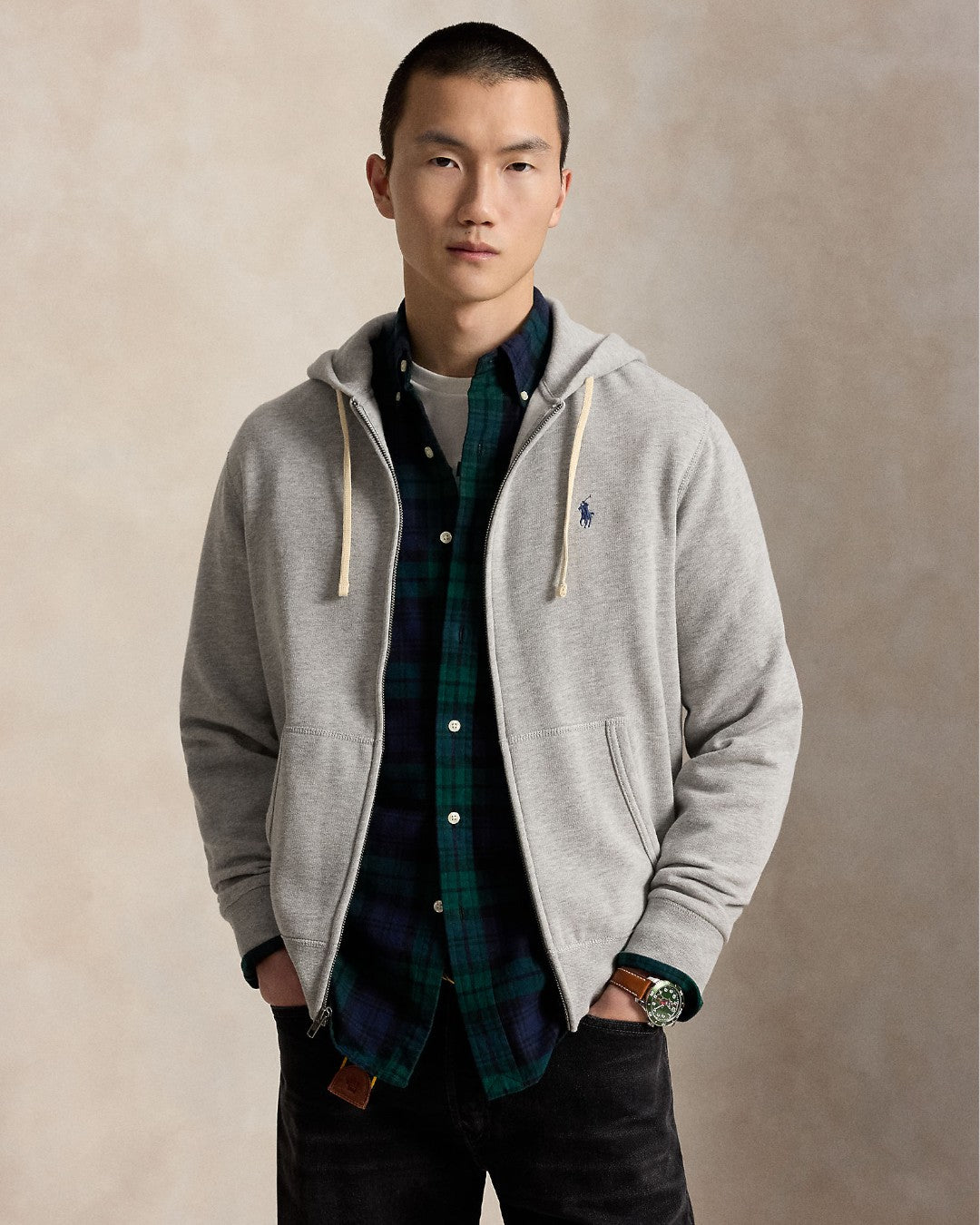 Full Zip Hoodie Andover Heather