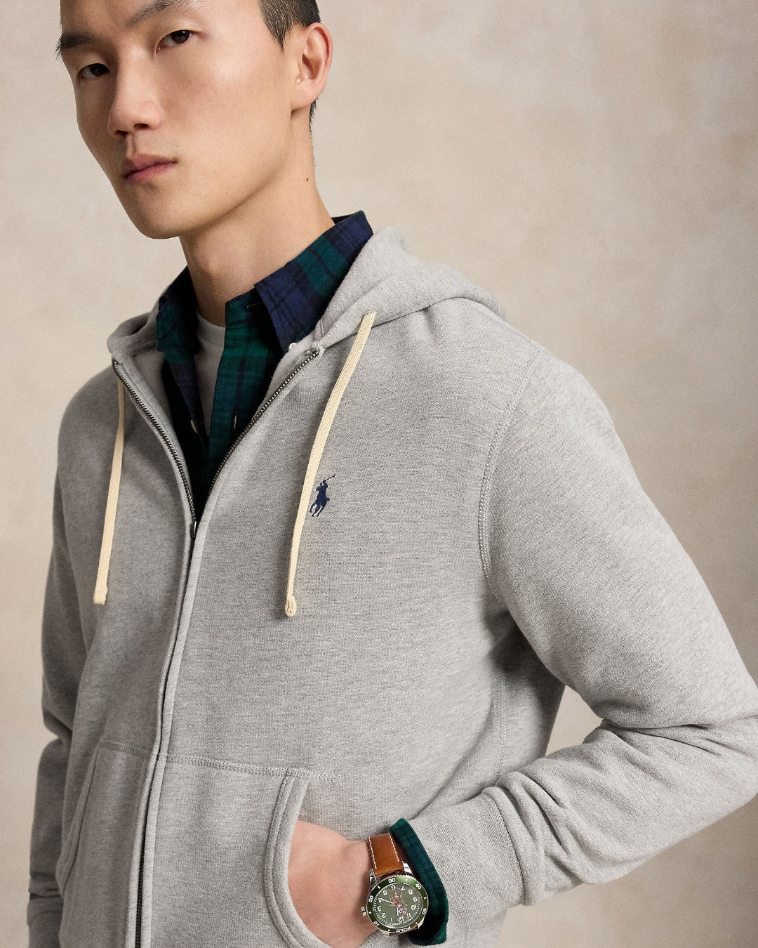 Full Zip Hoodie Andover Heather