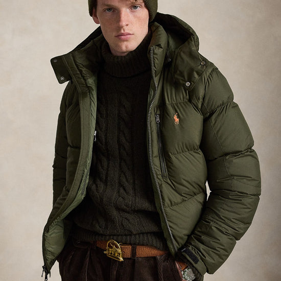 Puffer Jacket Company Olive