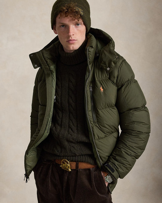 Puffer Jacket Company Olive