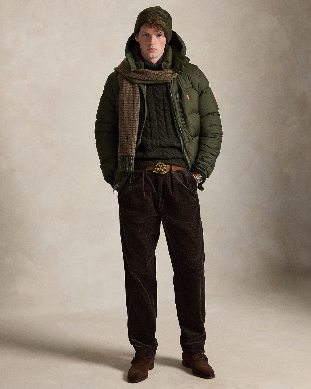 Puffer Jacket Company Olive