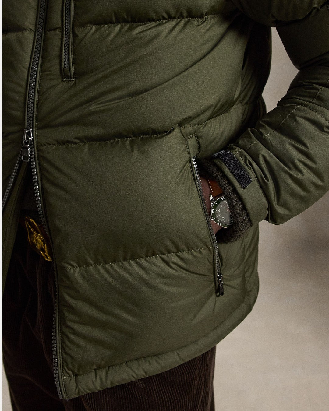 Puffer Jacket Company Olive