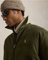 Woven Twill  Windbreaker Jacket Company Olive